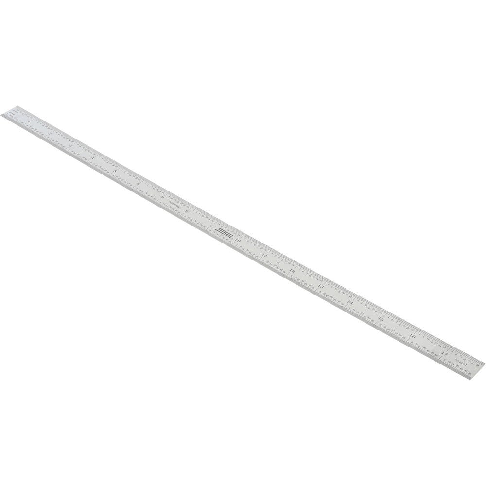 SPI 13-872-7 Steel Rule 18" OAL, 5R Graduation, Flexible, 3/4" OAW