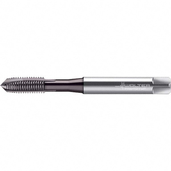 Walter-Prototyp 6432602 Spiral Point Tap 3/8-16, UNC, 3 Flutes, Plug, 2B, Powdered Metal, Hardlube Finish