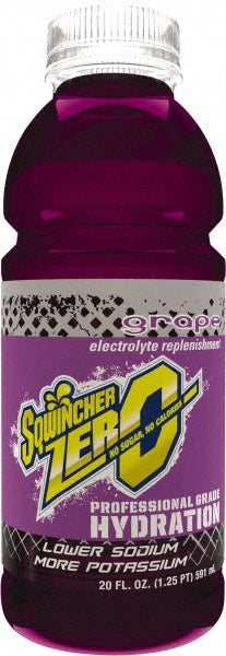 Sqwincher 159030803 Activity Drink 20 oz, Bottle, Grape, Ready-to-Drink Yields 20 oz