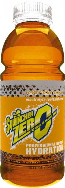 Sqwincher 159030801 Activity Drink 20 oz, Bottle, Orange, Ready-to-Drink Yields 20 oz