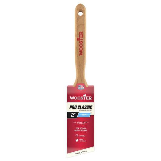 Wooster Brush Z1293-2 Paint Brush 2" Wide, Hog, Natural Bristle