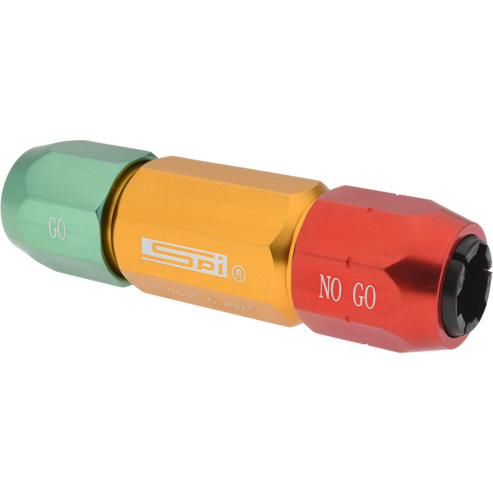 SPI 13-316-5 0.751 to 0.832 Inch Ring Diameter Range, M5 Handle Size, Aluminum, Pin Gage Handle