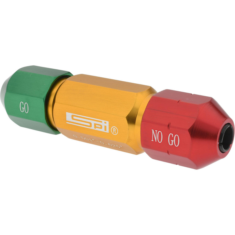 SPI 13-314-0 0.501 to 0.625 Inch Ring Diameter Range, M0 Handle Size, Aluminum, Pin Gage Handle