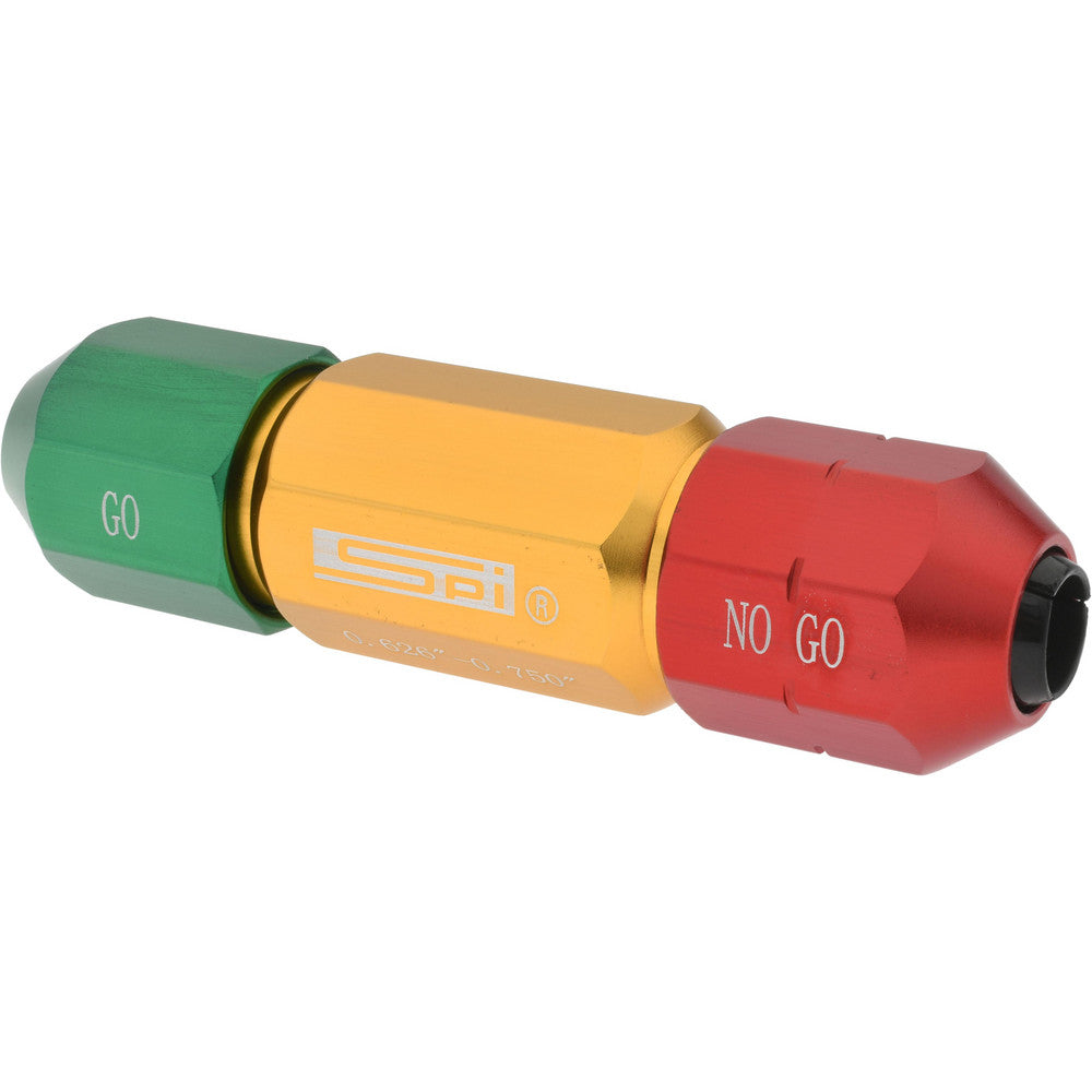 SPI 13-315-7 0.626 to 0.75 Inch Ring Diameter Range, M4 Handle Size, Aluminum, Pin Gage Handle