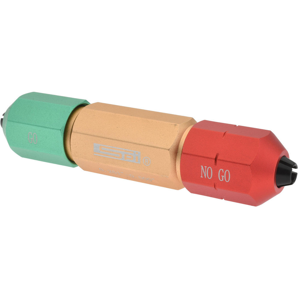 SPI 13-313-2 0.251 to 0.5 Inch Ring Diameter Range, M0 Handle Size, Aluminum, Pin Gage Handle