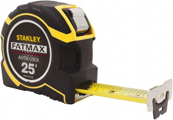 Stanley FMHT33338L Tape Measure 25' Long, 1-1/4" Width, Yellow Blade