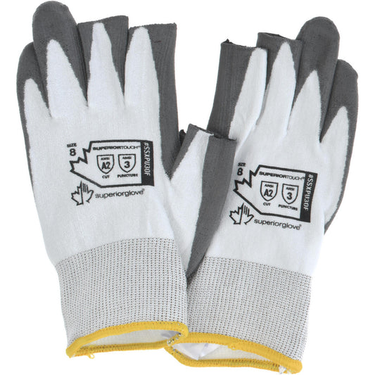 Superior Glove Works SSXPU3OF-8 Cut & Puncture-Resistant Gloves Superior Glove Works SSXPU3OF, Size Medium, ANSI Cut A2, ANSI Puncture 3, Polyurethane, Dyneema