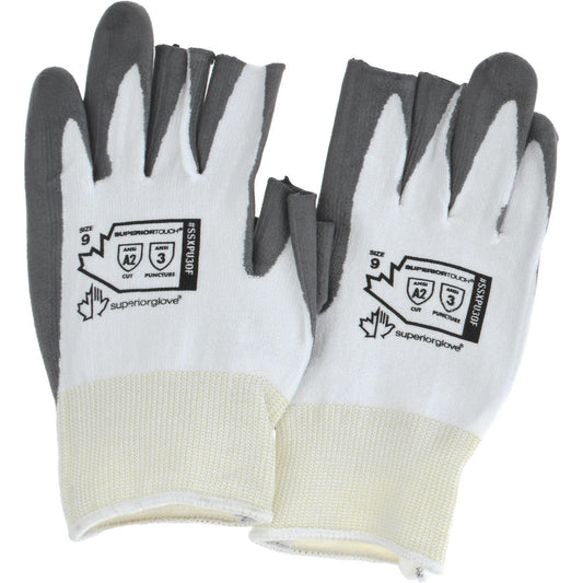 Superior Glove Works SSXPU3OF-9 Cut & Puncture-Resistant Gloves Superior Glove Works SSXPU3OF, Size Large, ANSI Cut A2, ANSI Puncture 3, Polyurethane, Dyneema