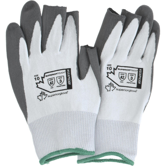 Superior Glove Works SSXPU3OF-10 Cut & Puncture-Resistant Gloves Superior Glove Works SSXPU3OF, Size X-Large, ANSI Cut A2, ANSI Puncture 3, Polyurethane, Dyneema