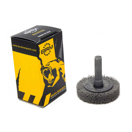 Brush Research Mfg. BMC14AY500SC Wheel Brush 1-1/2" Wheel Dia, 7/16" Face Width, Crimped