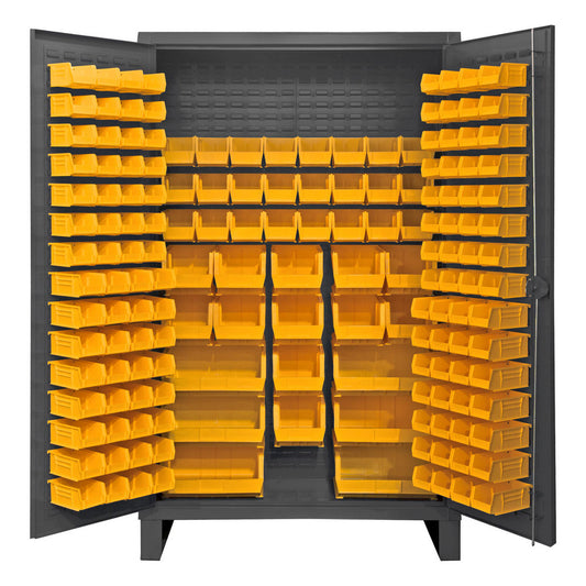 Durham HDC48-162-95 Steel Bin Cabinet 48" Wide, 24" Deep, 78" High
