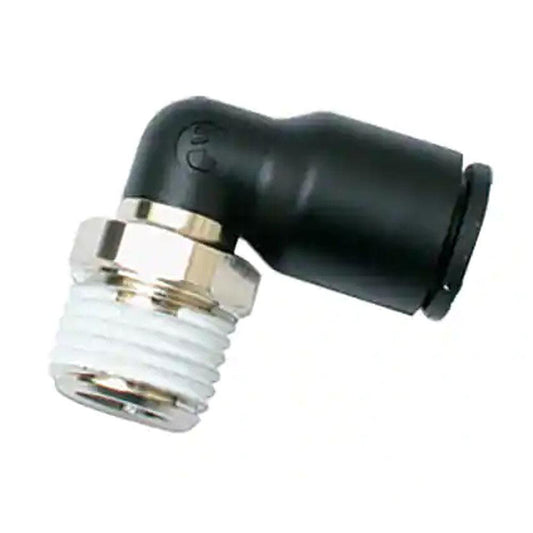 Legris 3109 08 21 Push-To-Connect Tube to Male & Tube to Male BSPT Tube Fitting Male Elbow, 1/2" Thread, 5/16" OD