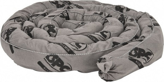 Brady SPC Sorbents AW124 Sock Universal, 3" Dia, 12' OAL, 12 gal Absorption, Polypropylene