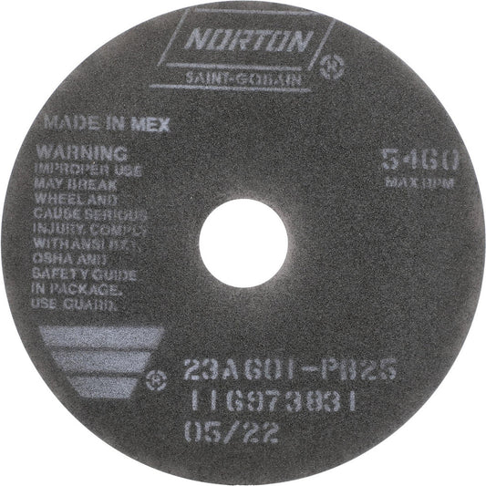 Norton 66252938724 Cutoff Wheel 7" Dia, 0.05" Thick, 1-1/4" Hole, Aluminum Oxide