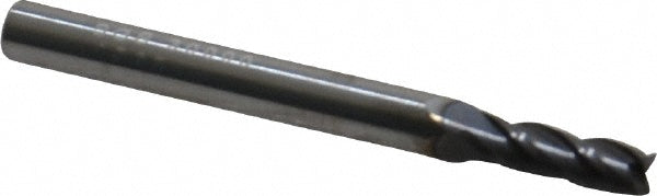 Kyocera SGS Precision Tools 30000 Square End Mill 5/32" Dia, 1/2" LOC, 4 Flute, Solid Carbide