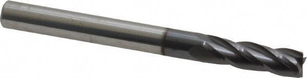 Kyocera SGS Precision Tools 30002 Square End Mill 3/16" Dia, 5/8" LOC, 4 Flute, Solid Carbide