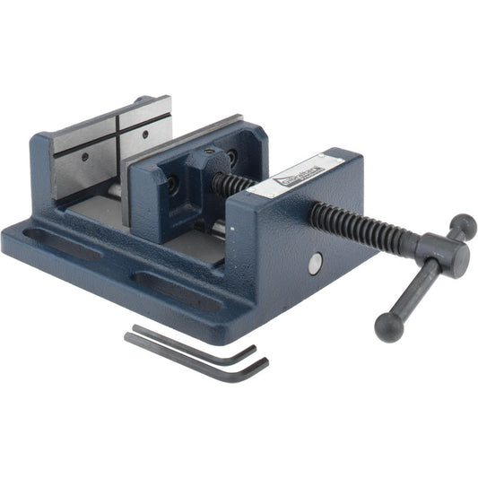 Gibraltar 428-84622 4" Jaw Opening Capacity x 1-1/2" Throat Depth, Horizontal Drill Press Vise