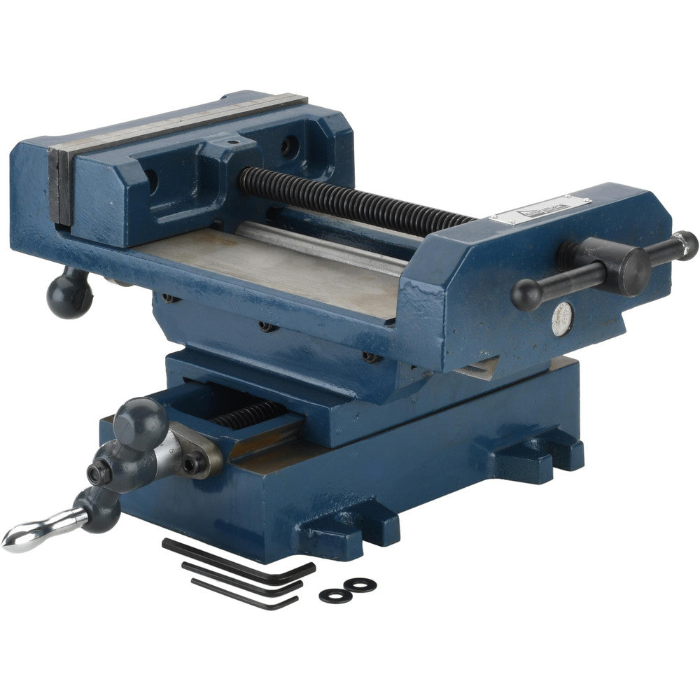 Gibraltar 428-83182 8" Jaw Opening Capacity x 2" Throat Depth, Horizontal Drill Press Vise