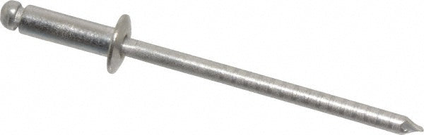 RivetKing FBF44/P100 Open End Blind Rivet Size 44, Dome Head, Stainless Steel Body, Stainless Steel Mandrel