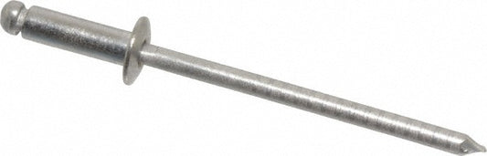 RivetKing FBF44/P100 Open End Blind Rivet Size 44, Dome Head, Stainless Steel Body, Stainless Steel Mandrel