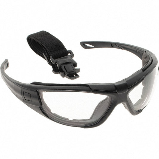Radians CT1-11 Safety Glass Anti-Fog, Clear Lenses, Full-Framed