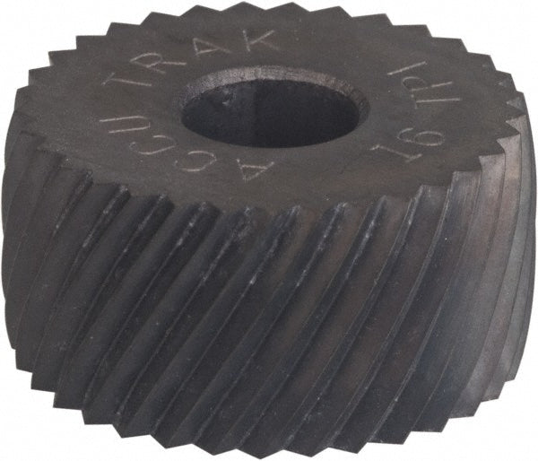 Accu-Trak Tool Corp EPRV450FNC Convex Knurl Wheel 1/2" Dia, 70 &deg Tooth Angle, 50 TPI, Diagonal, Cobalt