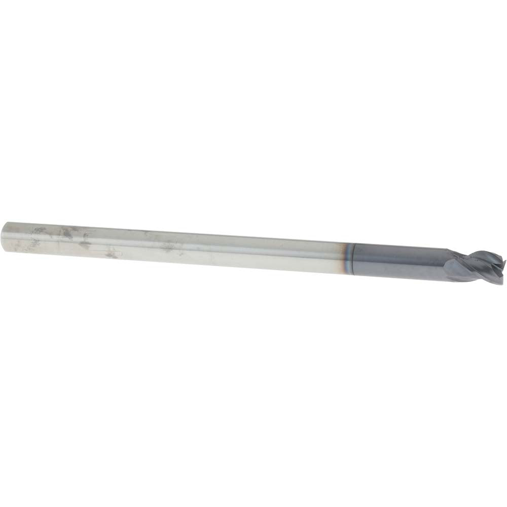 Sandvik Coromant 8035619 Corner Radius End Mill 3/4" Dia, 1/2" LOC, 0.0330" Radius, 3 Flute, Solid Carbide