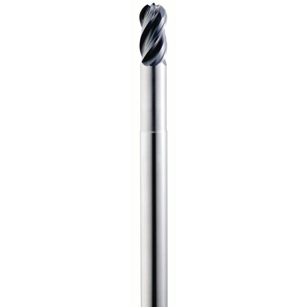 Kyocera SGS Precision Tools 38492 Ball End Mill 0.5" Dia, 1" LOC, 4 Flute, Solid Carbide
