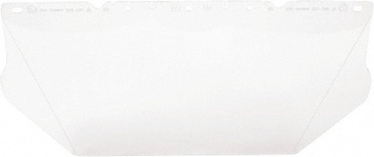 MSA 10115840 Face Shield Windows & Screens Replacement Window, Clear, 8" High, 0.06" Thick