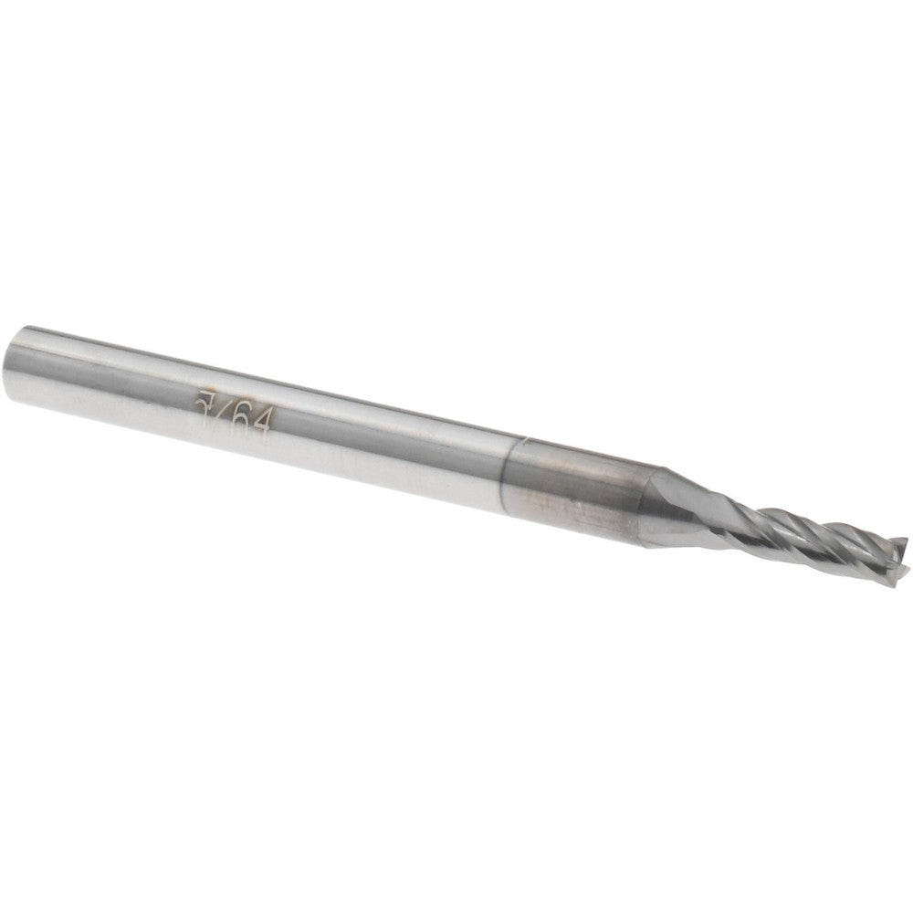 Accupro 70212261 Square End Mill 5/64'' Dia, 1/4'' LOC, 1/8'' Shank Dia, 1-1/2'' OAL, 4 Flutes, Solid Carbide