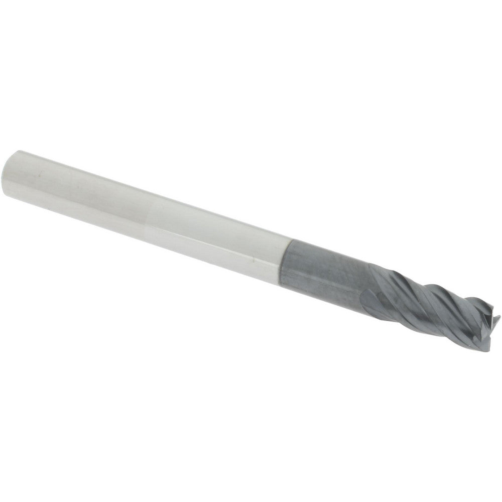 Accupro 70214093 Square End Mill 3/16'' Dia, 3/8'' LOC, 3/16'' Shank Dia, 2'' OAL, 4 Flutes, Solid Carbide