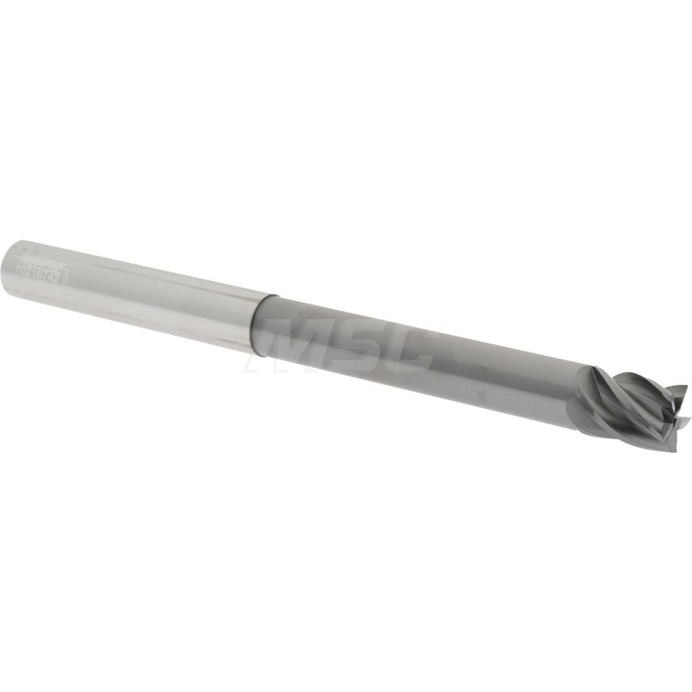 Accupro 95168510 Square End Mill 1/2" Dia, 5/8" LOC, 5 Flute, Solid Carbide