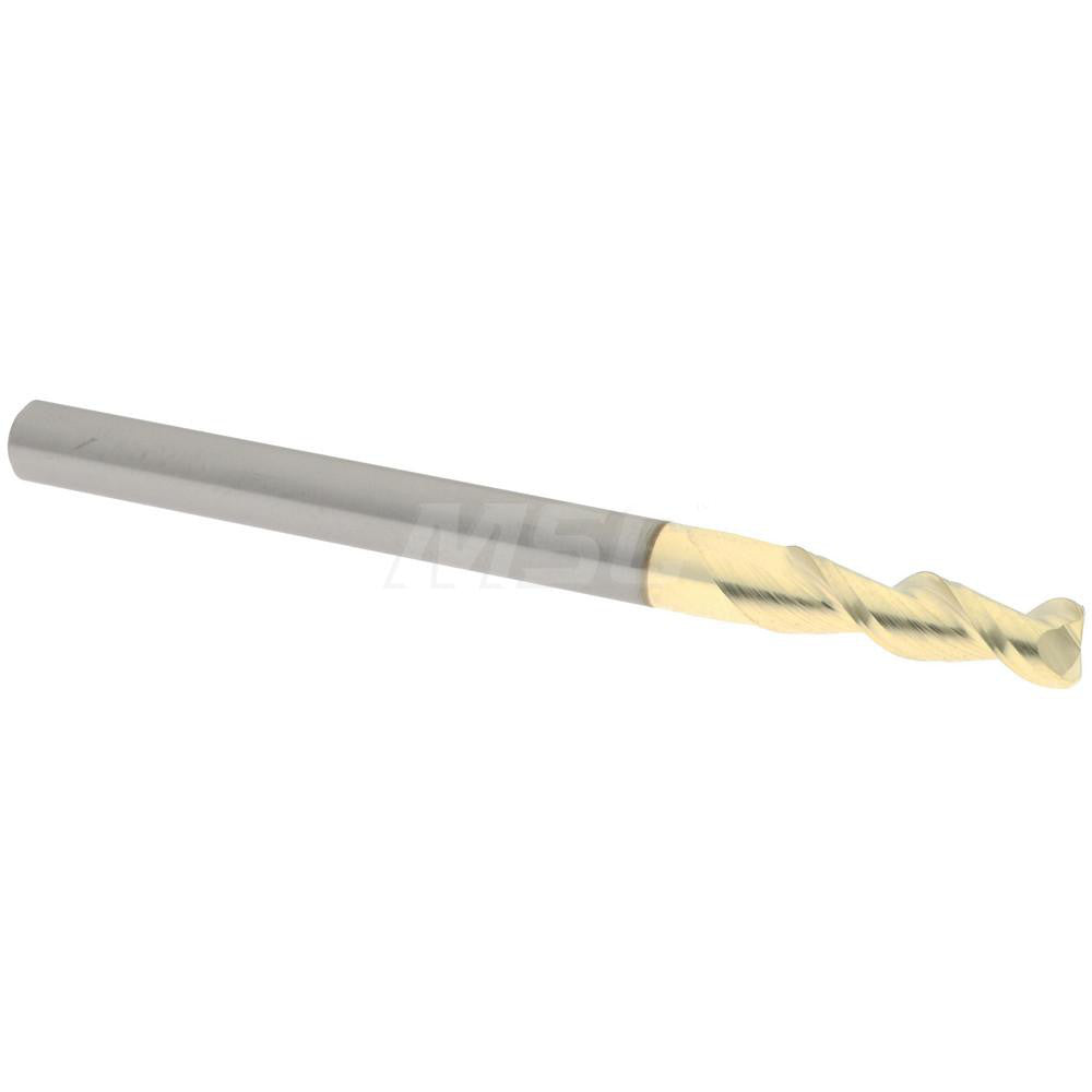 Accupro 312986 Corner Radius End Mill 3/16" Dia, 5/8" LOC, 45 deg Helix, Corner Radius End, Centercutting