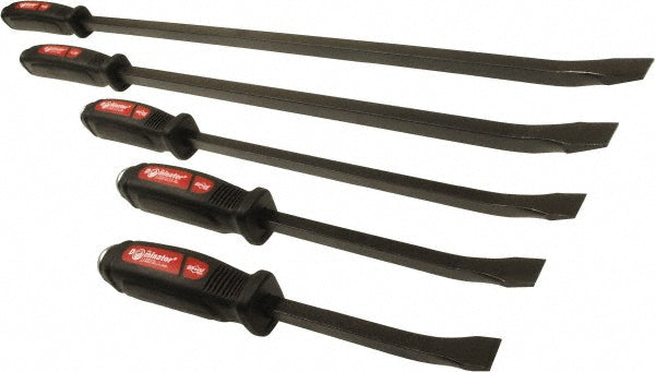 Mayhew 61366 5 Piece Curved Tip Pry Bar Set