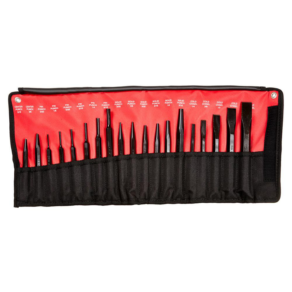 Mayhew 61019 19 Piece Punch & Chisel Set