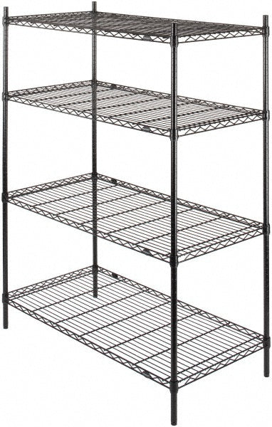 Value Collection 244863-4LEB Starter Unit Wire Shelving 4 Shelves