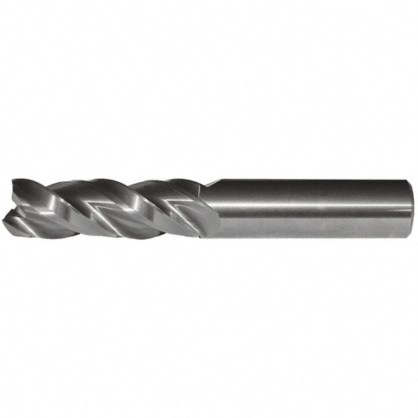 Kennametal 4041094 Square End Mill 3/4'' Dia, 1-5/8'' LOC, 3/4'' Shank Dia, 4'' OAL, 3 Flutes, Solid Carbide