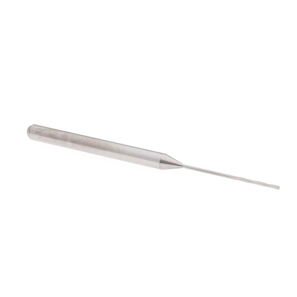 Hertel MR34-0272.281 Chucking Reamer 0.69 mm Dia, 50 mm OAL, 7 mm Flute Length, Spiral Flute, Straight-Cylindrical Shank, Solid Carbide