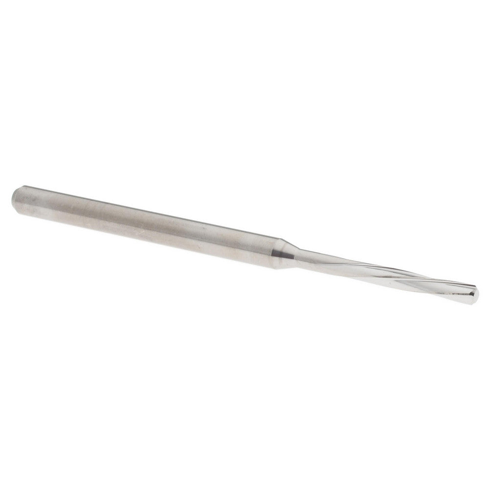 Hertel MR34-0720.406 Chucking Reamer 1.83 mm Dia, 50 mm OAL, 10 mm Flute Length, Spiral Flute, Straight-Cylindrical Shank, Solid Carbide