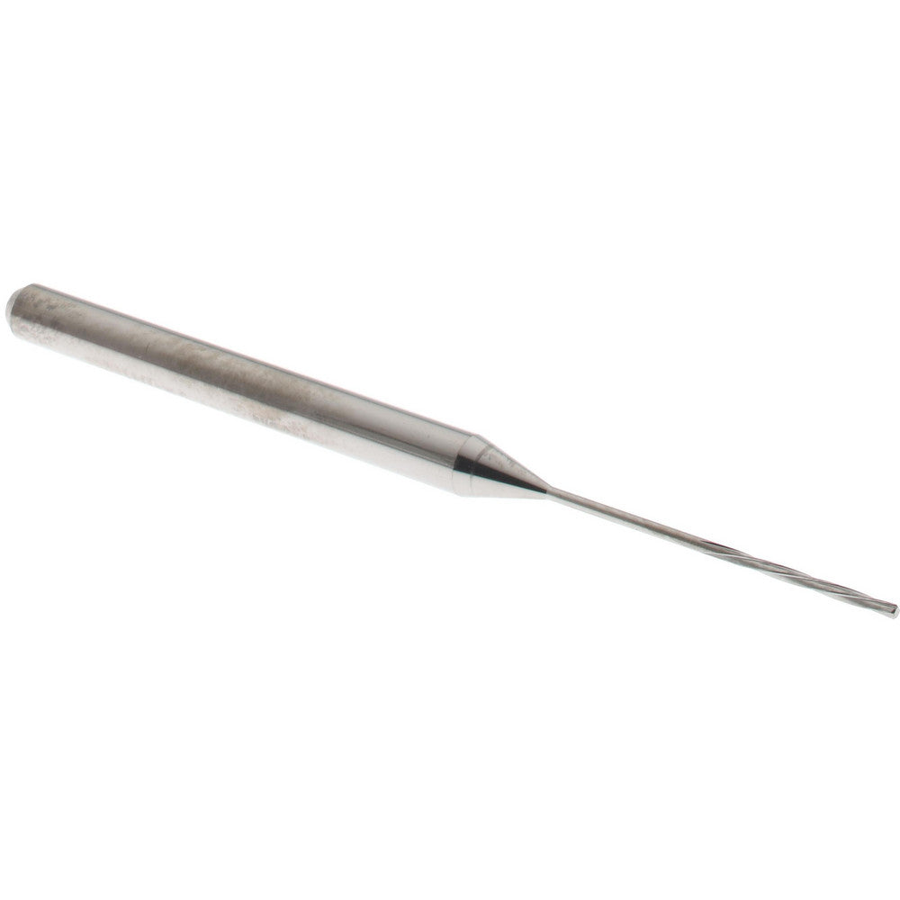 Hertel MR34-0264.281 Chucking Reamer 0.67 mm Dia, 50 mm OAL, 7 mm Flute Length, Spiral Flute, Straight-Cylindrical Shank, Solid Carbide