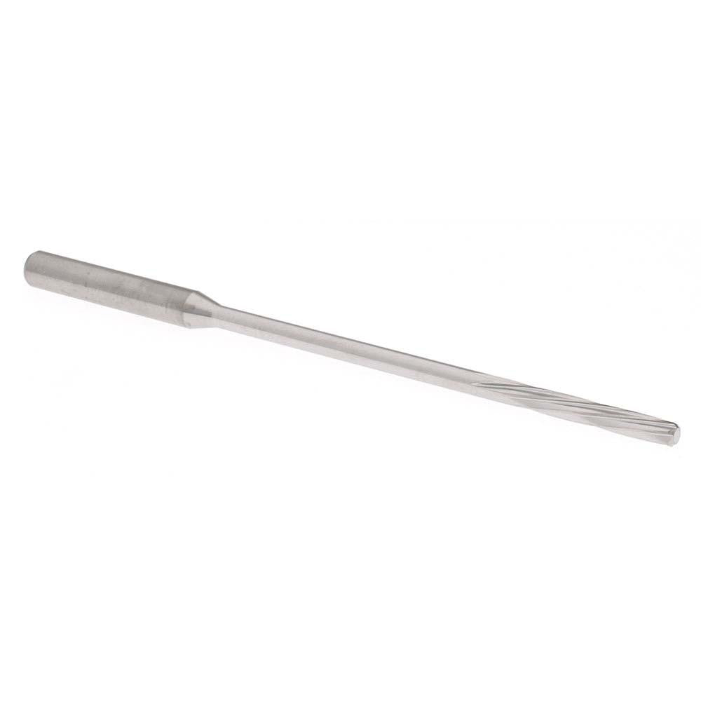 Hertel MR46-0949.563 Chucking Reamer 2.41 mm Dia, 75 mm OAL, 14 mm Flute Length, Spiral Flute, Straight-Cylindrical Shank, Solid Carbide