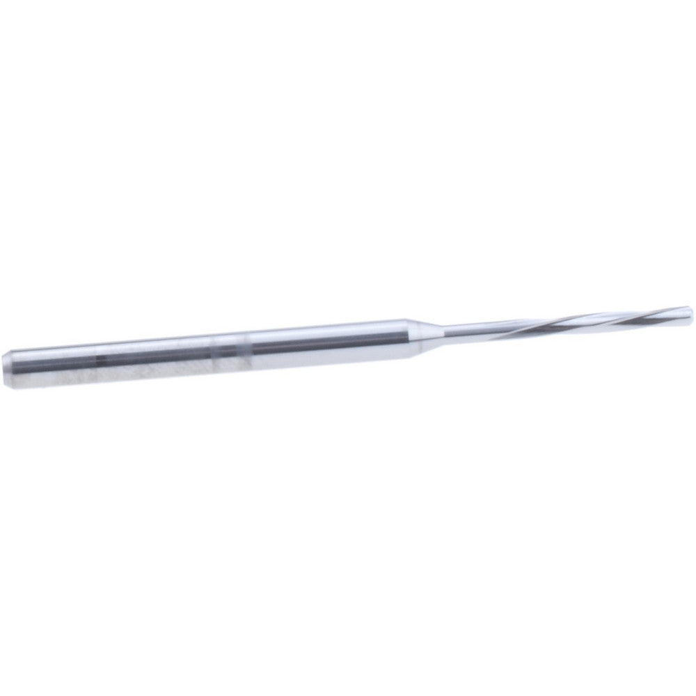 Hertel MR34-0598.406 Chucking Reamer 1.52 mm Dia, 50 mm OAL, 10 mm Flute Length, Spiral Flute, Straight-Cylindrical Shank, Solid Carbide