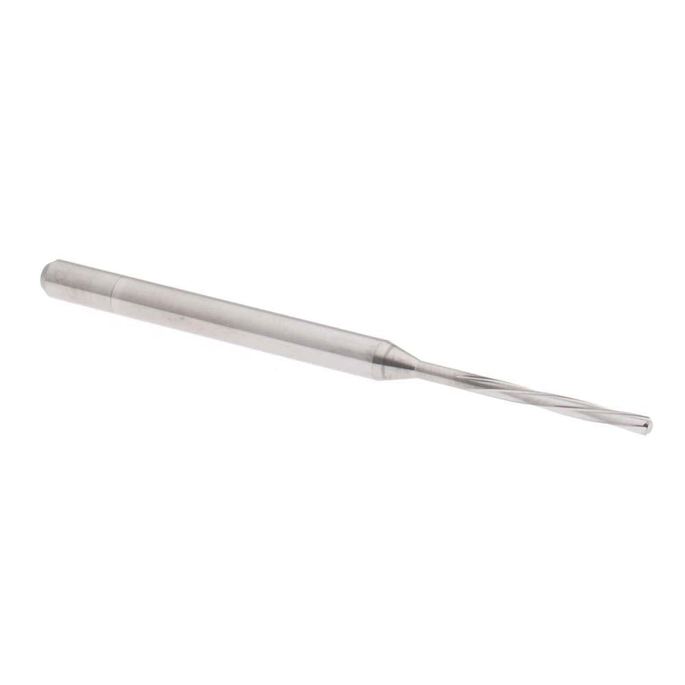 Hertel MR34-0520.406 Chucking Reamer #55, 50 mm OAL, 10 mm Flute Length, Spiral Flute, Straight-Cylindrical Shank, Solid Carbide