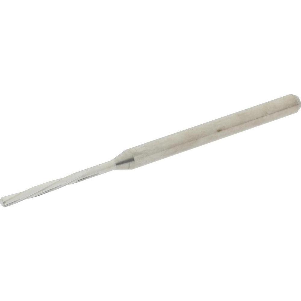 Hertel MR34-0583.406 Chucking Reamer 1.48 mm Dia, 50 mm OAL, 10 mm Flute Length, Spiral Flute, Straight-Cylindrical Shank, Solid Carbide