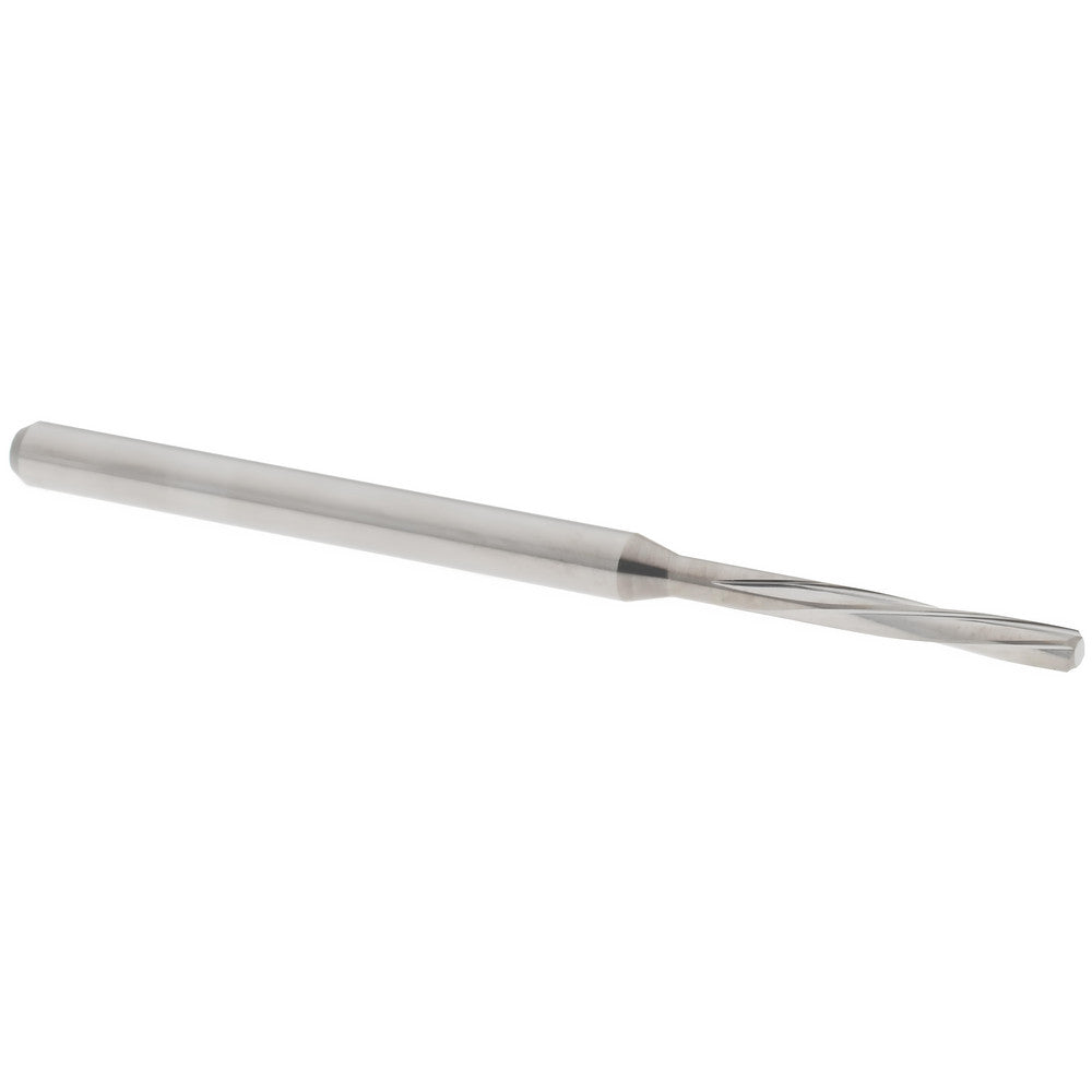 Hertel MR34-0728.406 Chucking Reamer #49, 50 mm OAL, 10 mm Flute Length, Spiral Flute, Straight-Cylindrical Shank, Solid Carbide