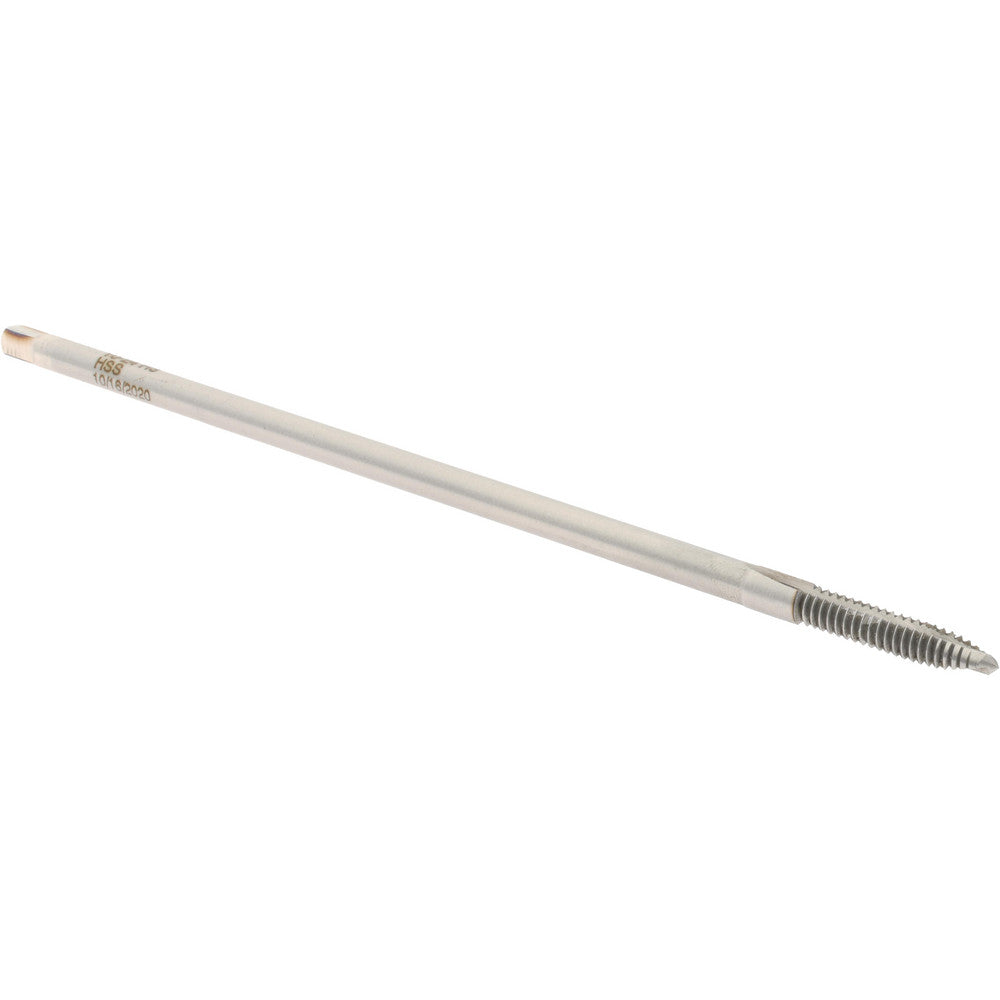 Hertel G837591 Extension Tap 10-24, 2 Flutes, H3, Bright/Uncoated, High Speed Steel, Spiral Point