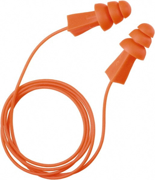 Tasco 100-09010 Earplugs 27 dB, Rubber, Flanged, No Roll, Corded