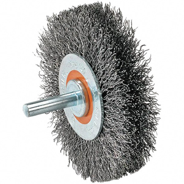 WALTER Surface Technologies 13C170 Wheel Brush 2" Wheel Dia, Crimped