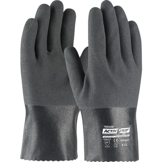 PIP 56-AG585/L Work Gloves ActivGripâ„¢ 56-AG585, Size Large, Nitrile-Coated Nitrile, General Purpose