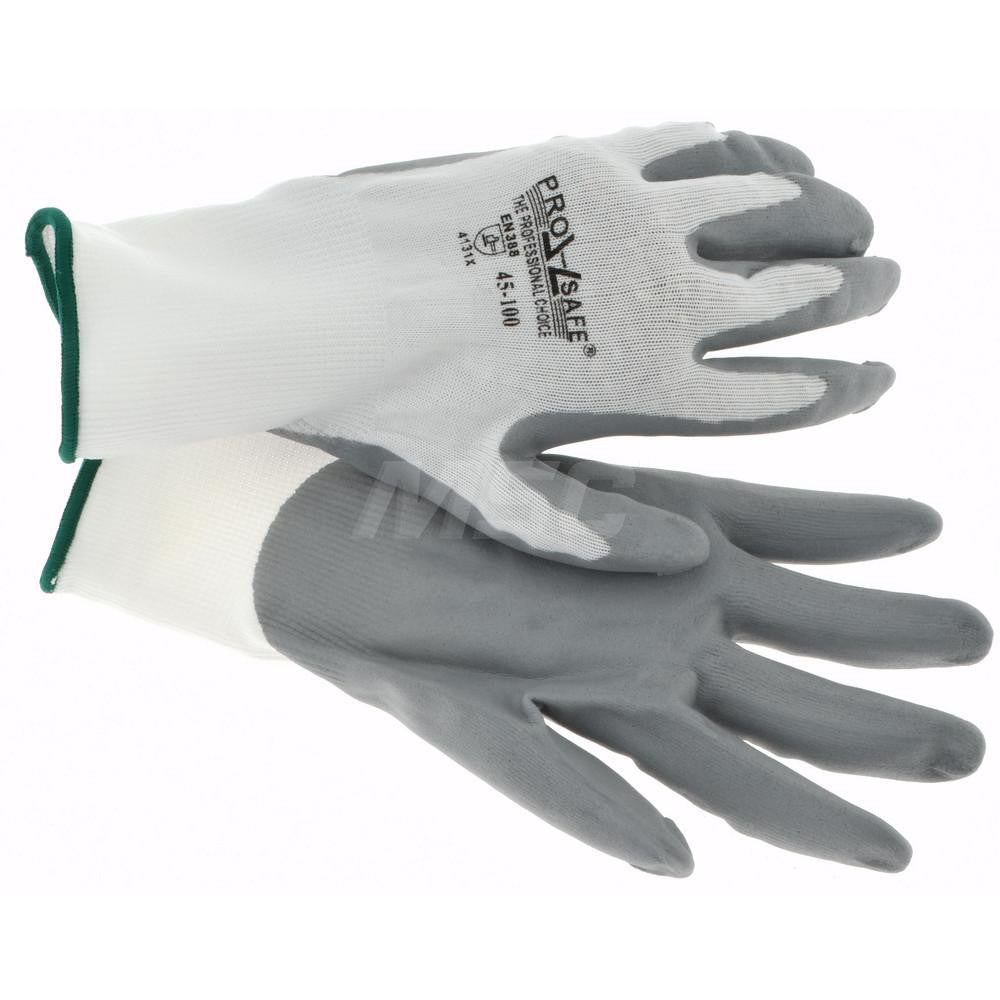 PRO-SAFE 45-100-L Work Gloves PRO-SAFE Size Large, Nitrile-Coated Nylon, General Purpose